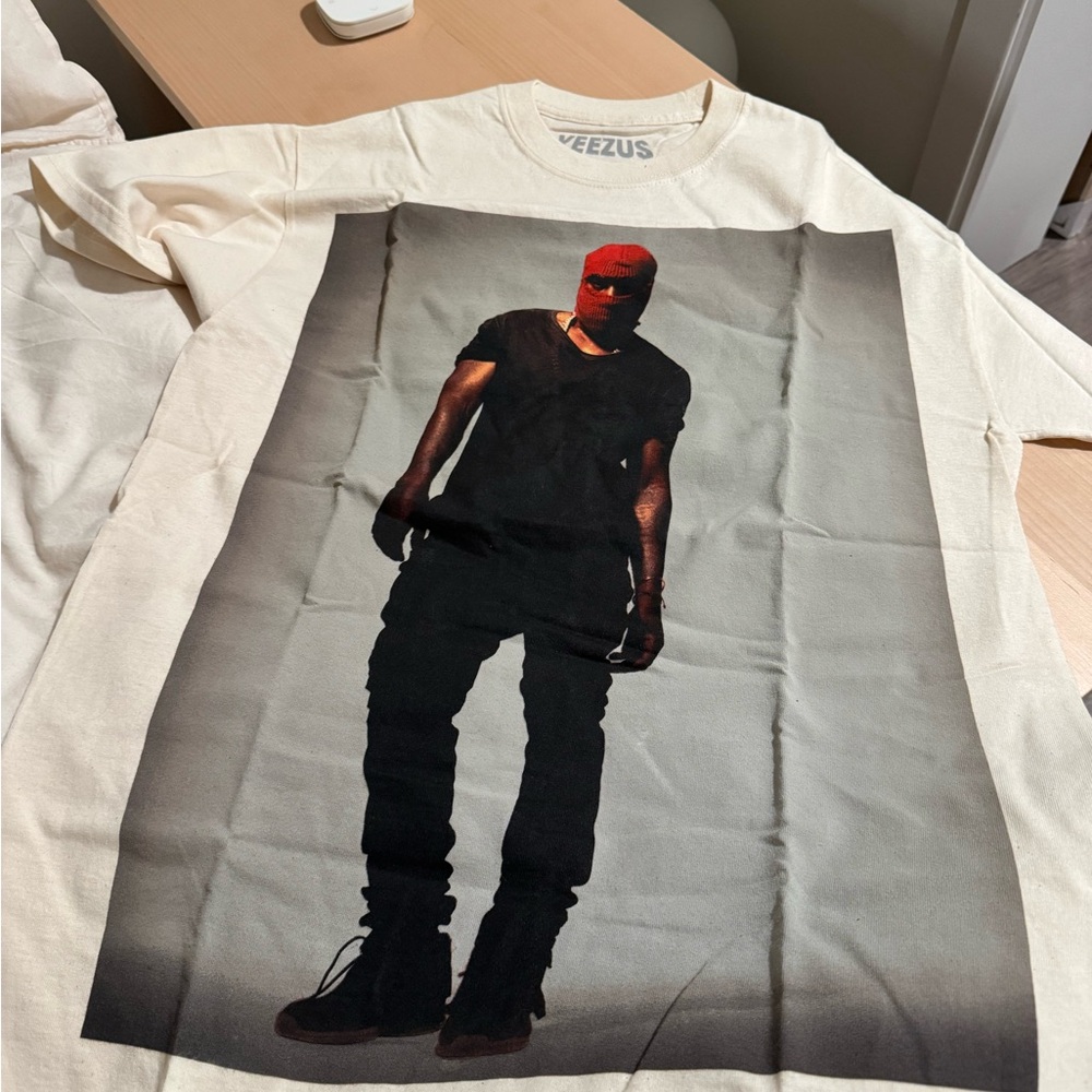 Yeezus Concert Cream Graphic T-Shirt - New, no tag